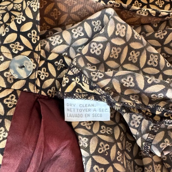 Vintage Silk Jones New York Wrap Dress - Picture 7 of 7